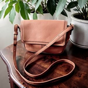 Hobo Autry Bag Crossbody Satchel Chestnut Brown Classic Minimalist Purse / NWOT